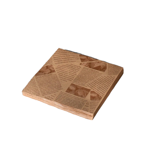 50 Piece Eco-Friendly Baking Paper Sheets - Brown