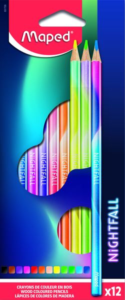 MAPED Nightfall Colour Pencils 12's