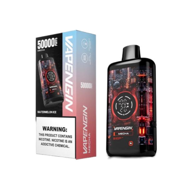 Vapengin Mecha 50000 Puffs Disposable Vape - Watermelon Ice (Pack of 5)