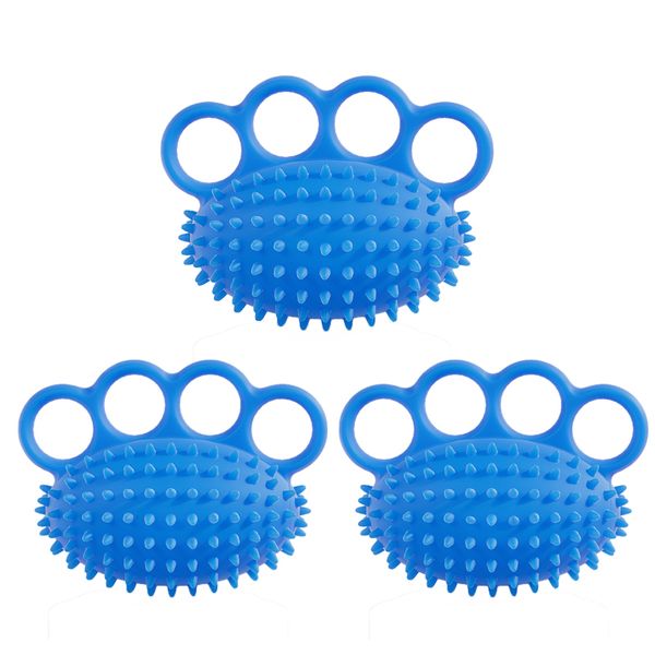 Hand Grip Strength Tainers - Finger/Wrist Therapy - 3 Piece Set