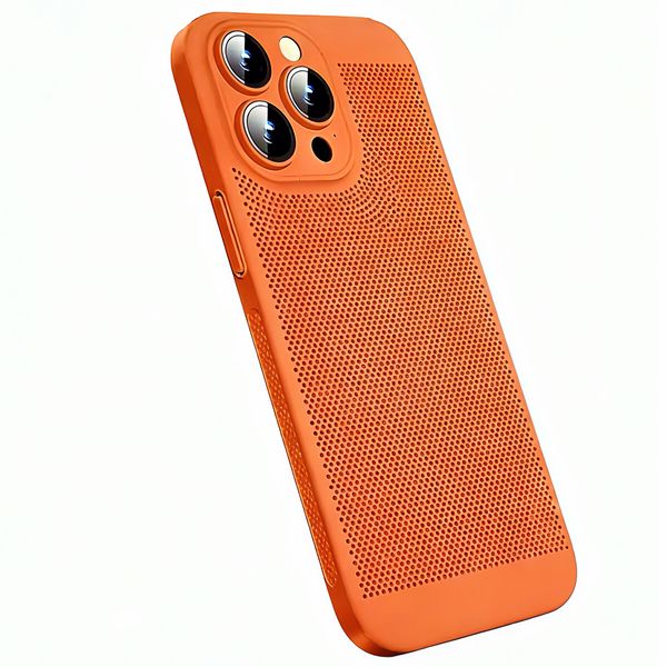 Hollow Ventilation Mesh Phone Case Compatible with iPhone 16, 17 range