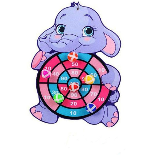 Sticky Target Dartboard Indoor Outdoor Throw Education Activity Game Toy