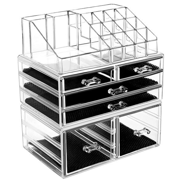 CellTime Acrylic Cosmetic Make-Up Storage Organizer - Large