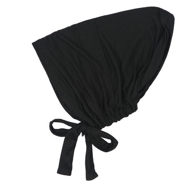 Women's Soft Adjustable Turban Head Wrap - Black(25cm)