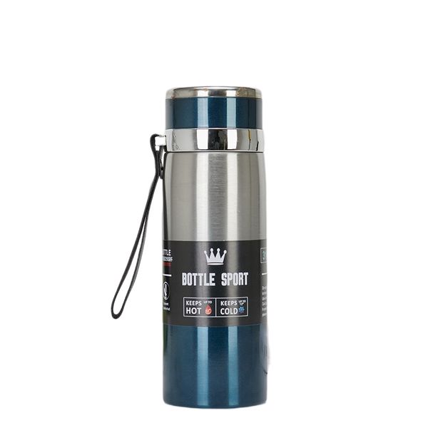 800ML 316Stainless Steel Vacuum Flask Gradient Sling Travel Insulated Pot