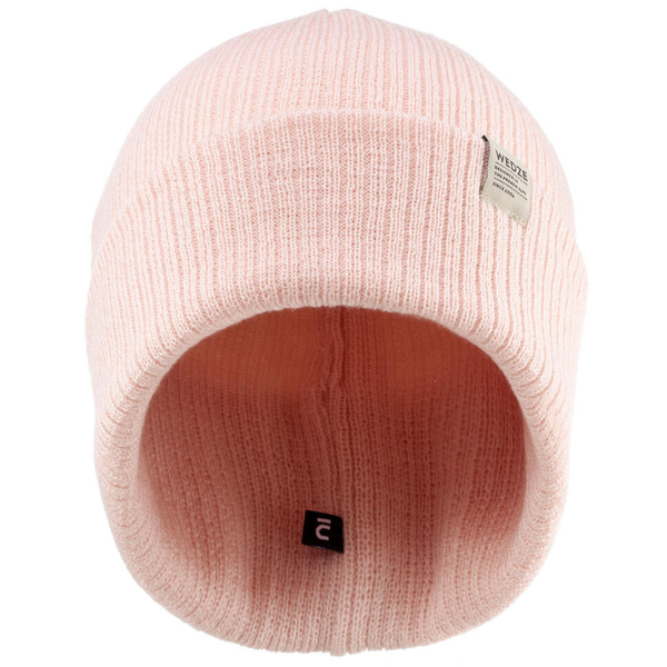 Wedze Adult Ski Hat - Fisherman - Pale Pink