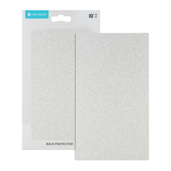 Rock Space Back Protector Film 5 Pack - Glitter Silver