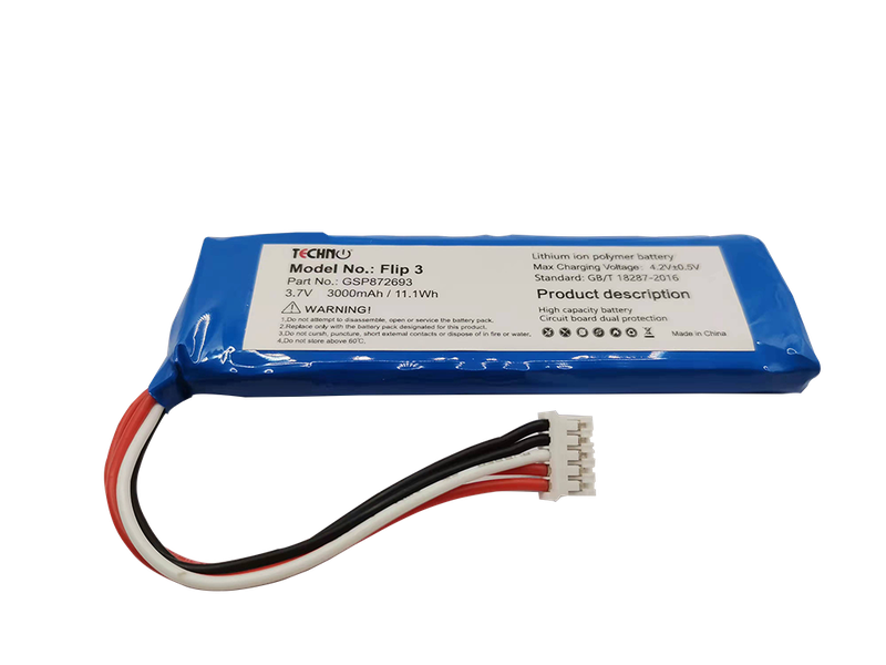 Speaker Battery for JBL Flip 3 / JBLFLIP3GRAY - 3000mAh