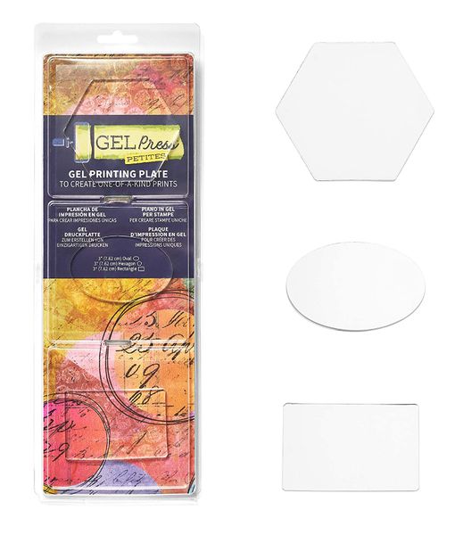 Gel Press Monoprinting Gel Plate Petites - 3's - 7.62cm / 3" Hex