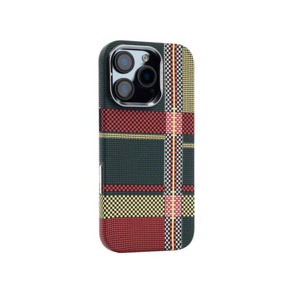 Fusion Checkered Pattern Case Compatible With iPhone 15 Pro Max