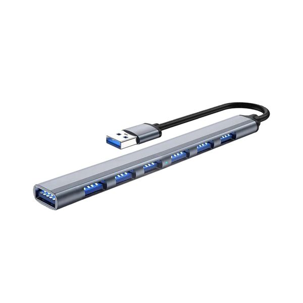 DW USB 3.0 - 7 Port Hub For Notebook Or Phone - Silver
