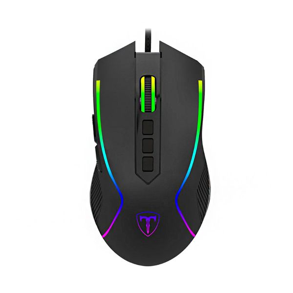T-Dagger Dark Angel 4000DPI RGB Gaming Mouse Black