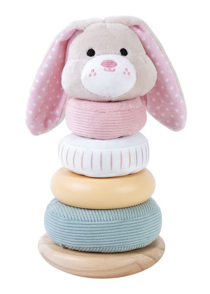 Wooden Educational Toy Baby Bunny Stacking Ring
