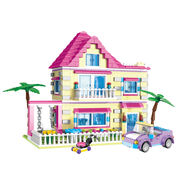 Cogo - Building Block Set - Dream House - 892 Pieces
