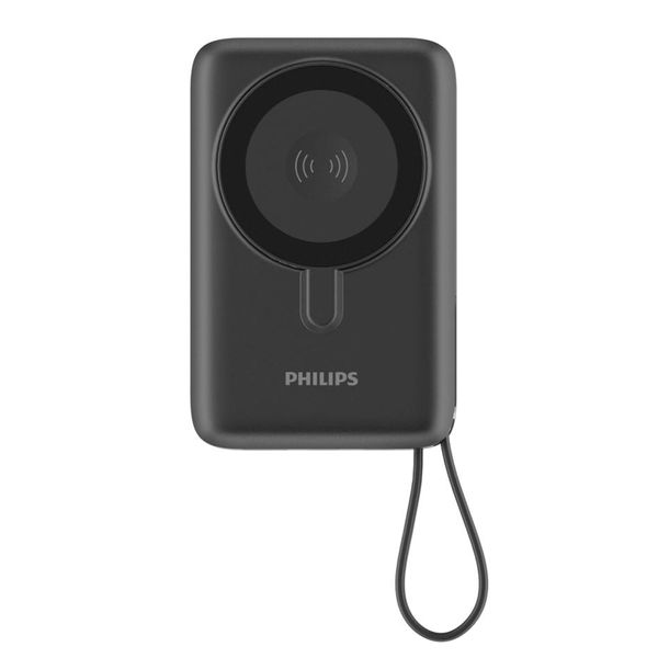 Philips 20,000mAh Power Bank PD 22.5W | Wireless &amp; Built-In Cables