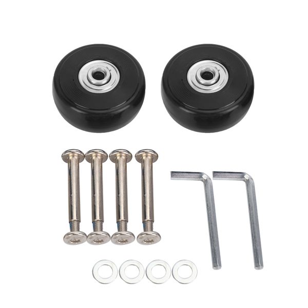 Luggage Suitcase Replacement Wheels Repair Tool 50x20x6 1Mm 2 Sets