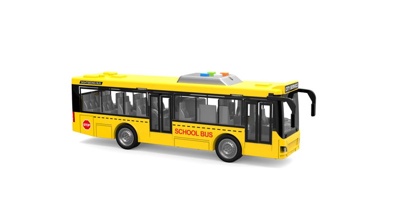 Toys of BOLDCUBE - Light and Sound Bus Single-deck - Yellow