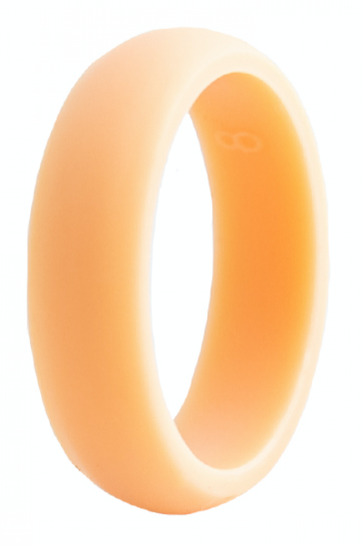 Silicone Ring Woman Plain Band - Peach