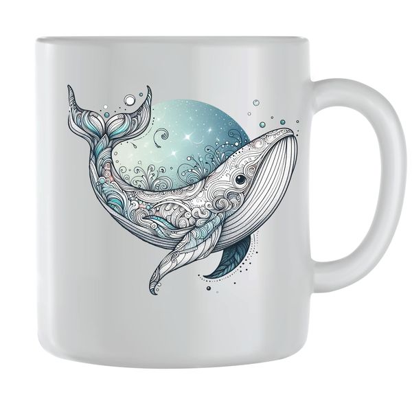 Whale1 Coffee Mugs for Men Women Sealife Graphic Design Cups Present 121