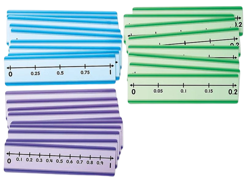 Student Write &amp; Wipe Number Lines – Decimals