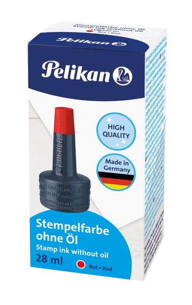 Pelikan Stamp pad Ink Red without oil 4K 30 CC (1 FL.OZ.)