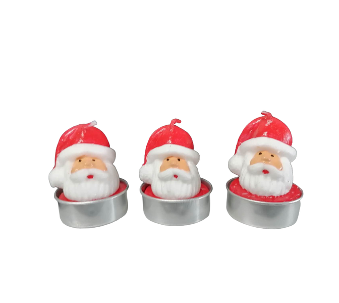 Set of 3 Christmas Table Decor Candle