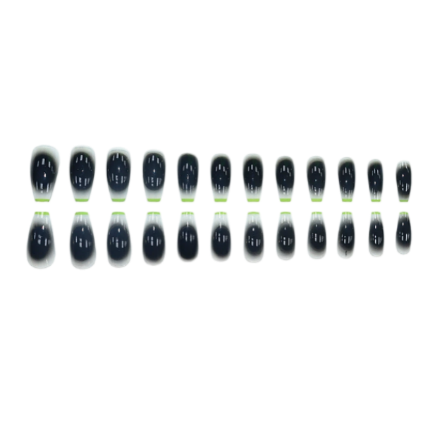French Press-On Nails - Long Fake Nails for Manicure Beauty