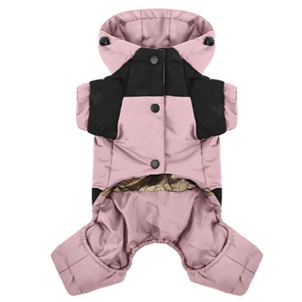 Winter Dog Coat Hooded Four Leg Dog Jacket Cotton Padded Puppy Down Jackets