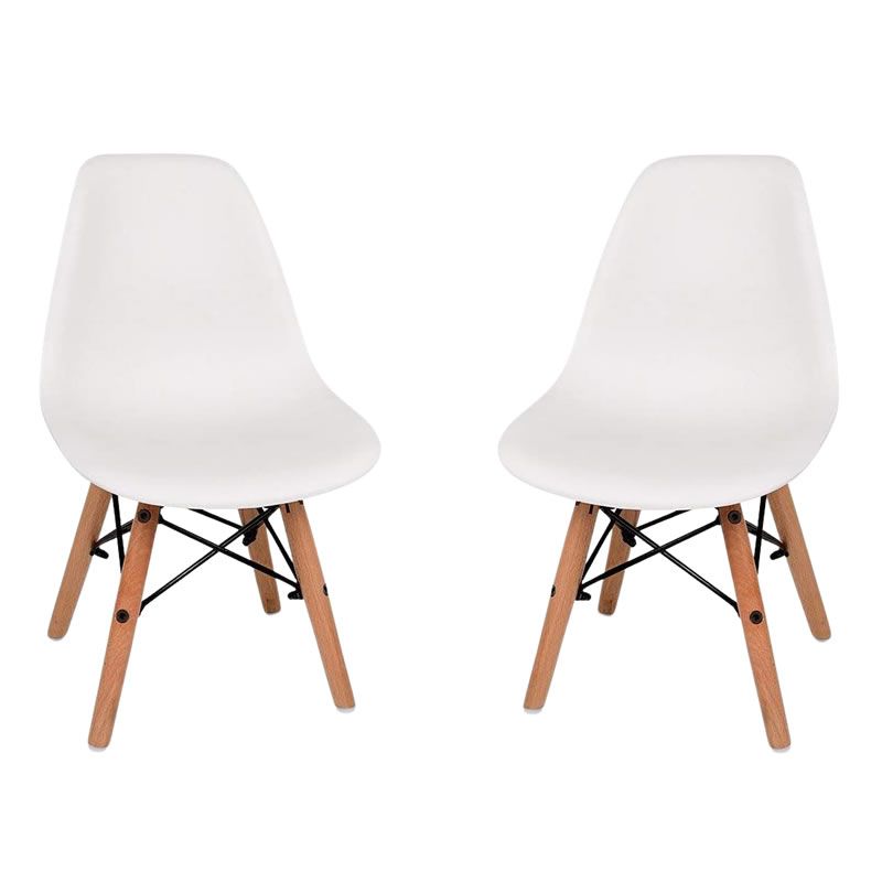 Kids Modern Wooden Leg Chair Set of 2 Shop Today. Get it Tomorrow