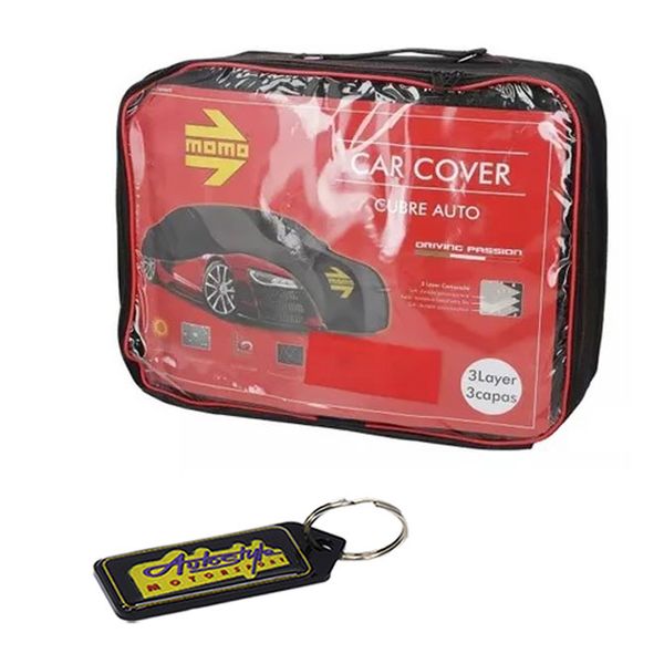 Momo CC3LL Outdoor Protective Waterproof Car Cover - Large &amp; Gel Key Holder