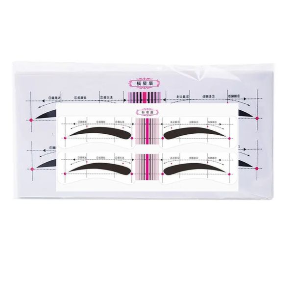 Eyebrow Stencil Stickers Standard