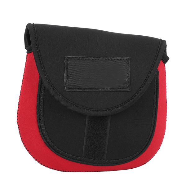 Red M Neoprene Spinning Reel Storage Bag