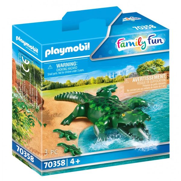 Playmobil Alligator with Babies 70358