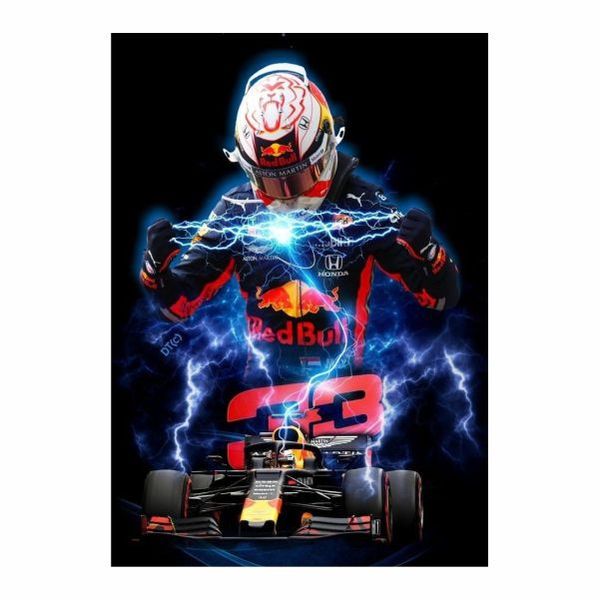 Max Verstappen Shocking 33 - A1 Poster