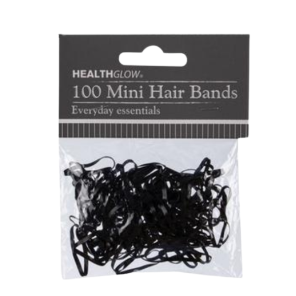 Health Glow - 100 Mini Elastics- Pack Of 7