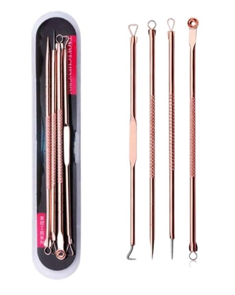 4 Piece - Blackhead Removal Tool Set