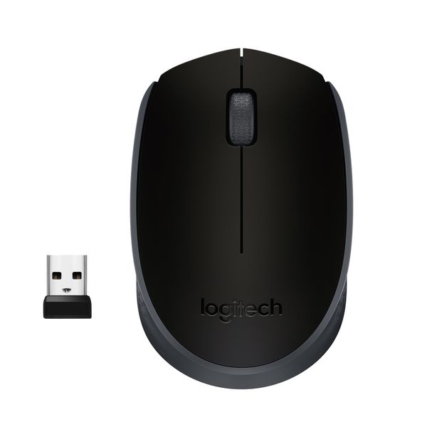 Logitech M171 Wireless Mouse with USB Nano Receiver - Ambidextrous