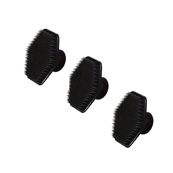 3 Pack Silicone Face Scrubber Body Wash Scrub Brush Facial Cleansing Brush