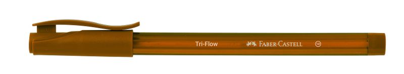 Faber Castell, Tri-Flow Ball Pen - Brown 50'S