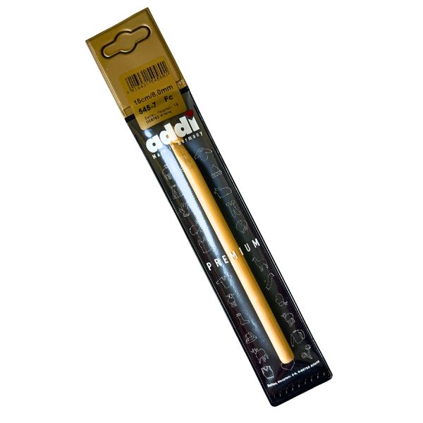 addiNature Bamboo crochet hook - 8,0 mm