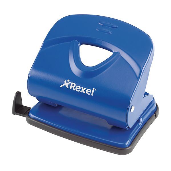 Rexel V230 2 Hole Metal 30 Sheet Punch - Blue