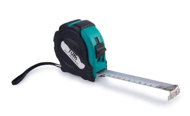 KHASA Measuring Tape, Rubber Grip, 10m x 25mm
