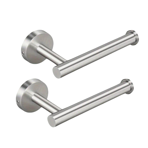 Stainless Steel Toilet Paper Holder Set of 2