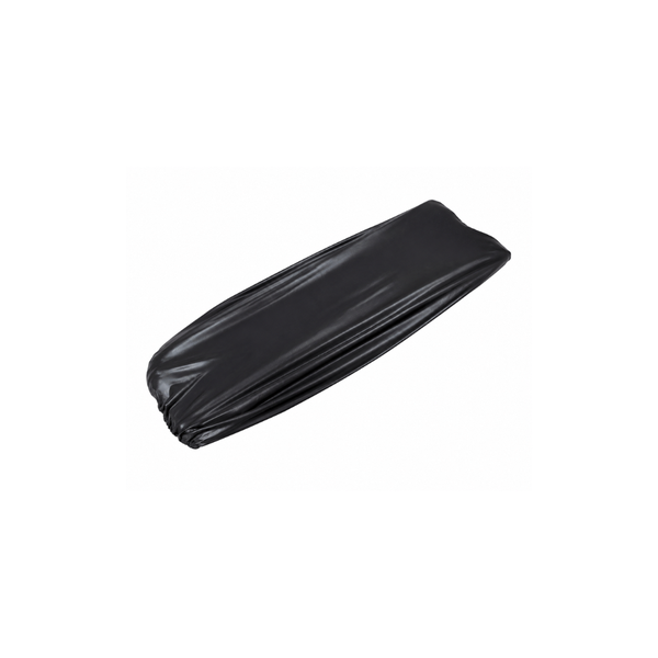 Waterproof Faux Leather Motorcycle Seat Cover - UV Resistant Black Cover