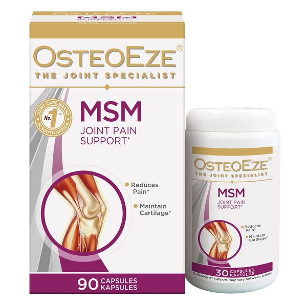 OsteoEze MSM Capsules 90s + 30s banded pack
