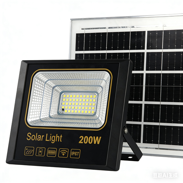MTY 200W Solar Floodlight with detachable battery
