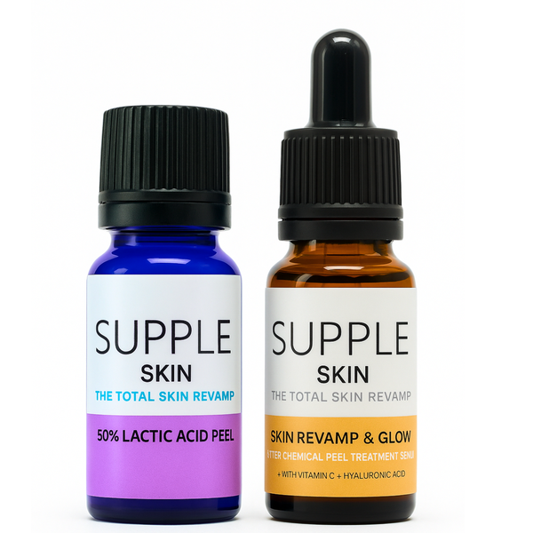 50% Lactic Acid Peel + Skin Revamp &amp; Glow Vit C &amp; Hyaluronic Acid Serum