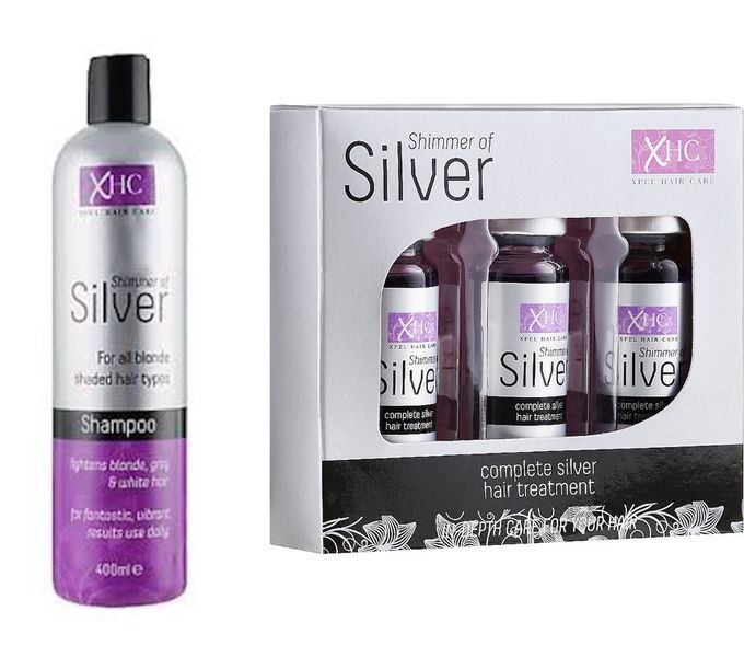 XHC Shimmer of Silver Shampoo &amp; Intense Treatment - 2 Pack