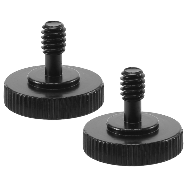 1/4 inch L Bracket Screw Bottom 1/4 inch-20 Female Thread (Pack of 2)