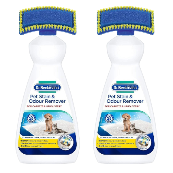 Dr. Beckmann Pet Stain &amp; Odour Remover 650ml for Carpets &amp; Upholstery x 2